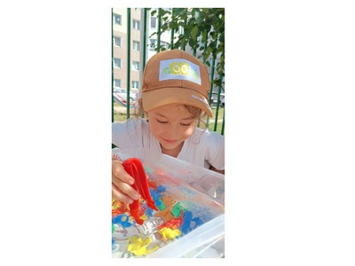 Игры с водой на прогулке
